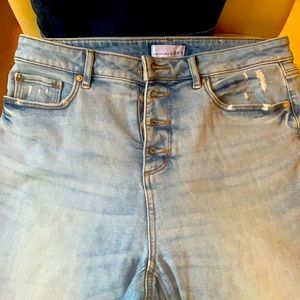 Loft Curvy High Waist skinny Jeans